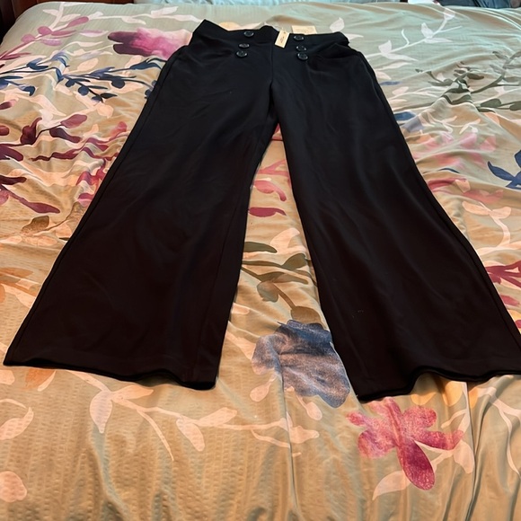 Max Studio wide leg high waist sailor pant - Picture 3 of 11